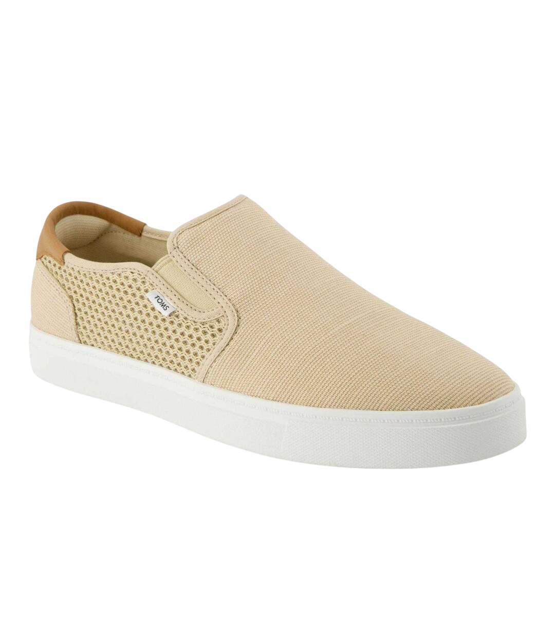 Mens Baja 2.0 Textured Canvas Low Shoes Natural Toms-1