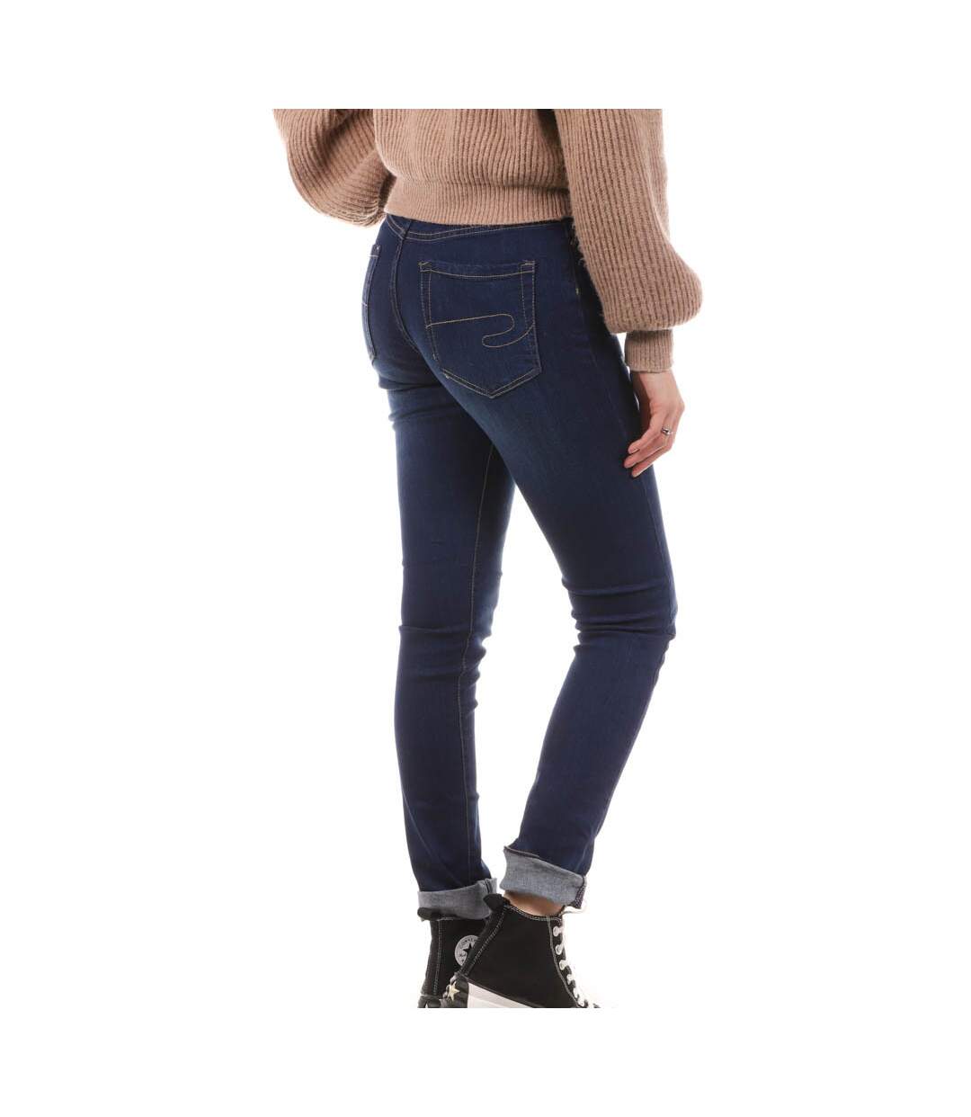 Jean Slim fit Bleu foncé Femme Lee Cooper Brushed