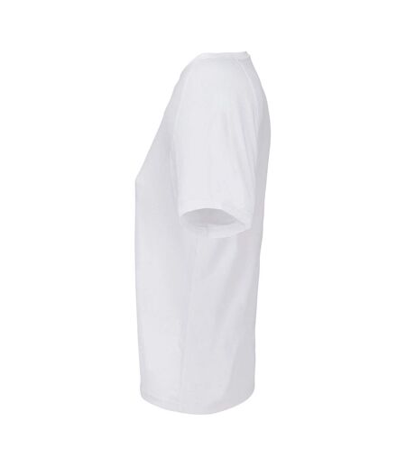 T-shirt Uni Cintré À Manches Courtes Performance Femme Blanc SOLS