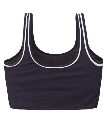 Womens/ladies Mone Sports Bra Black Huari