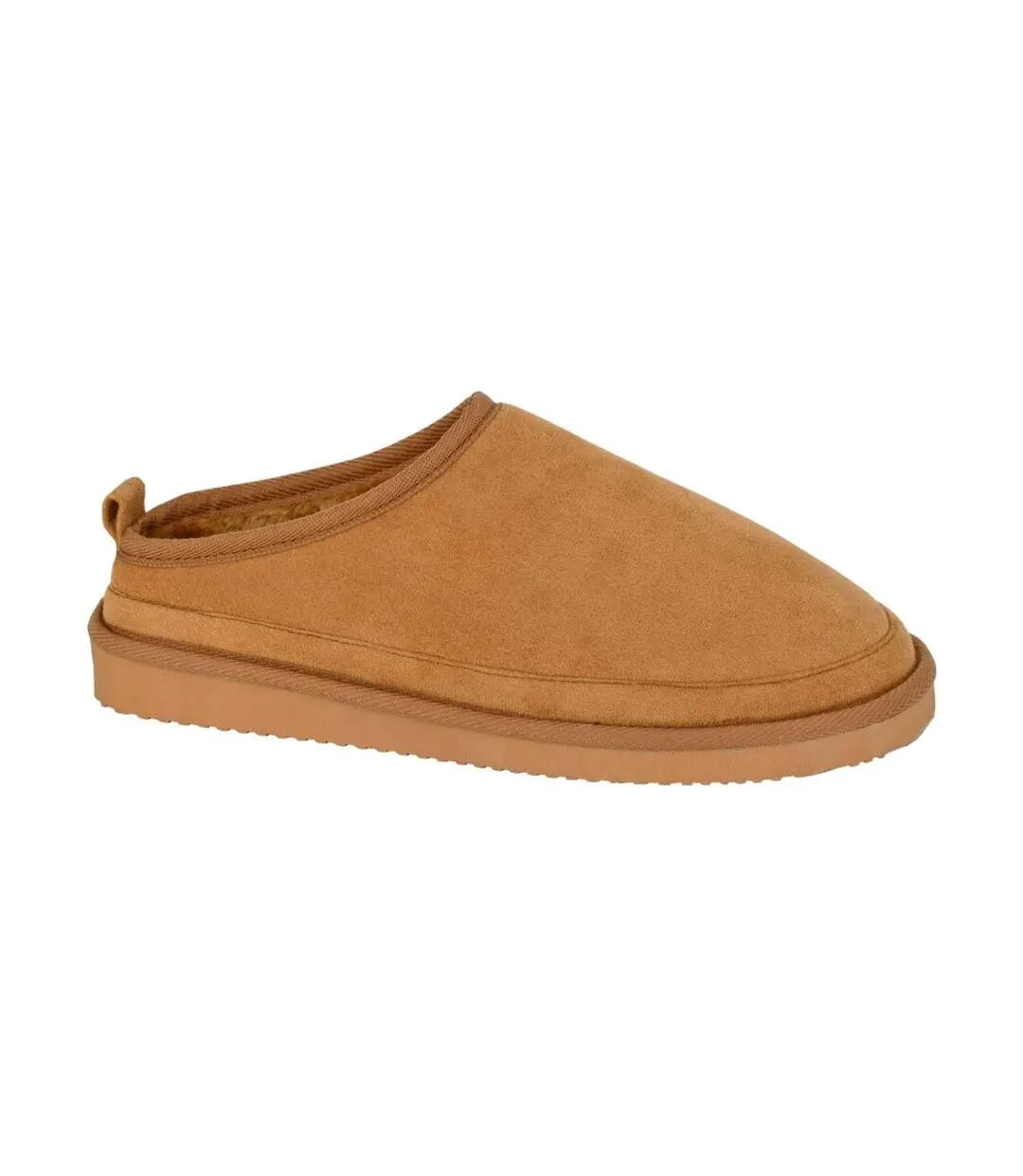 Chaussons Mules David Homme Brun Clair Sleepers-1