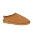 Chaussons Mules David Homme Brun Clair Sleepers-1