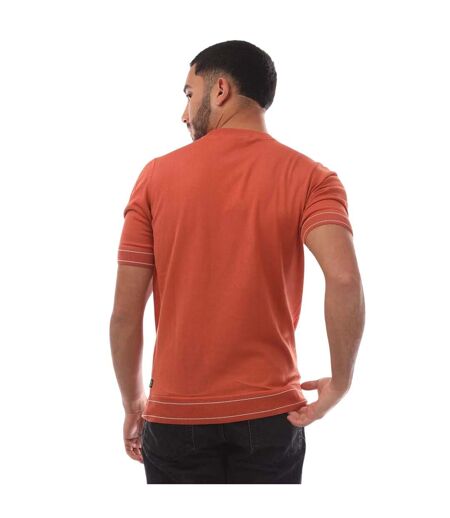 T-shirt Motif/style Uni Homme Orange Boss