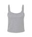 Womens/ladies spaghetti strap tank top athletic heather Bella + Canvas-1