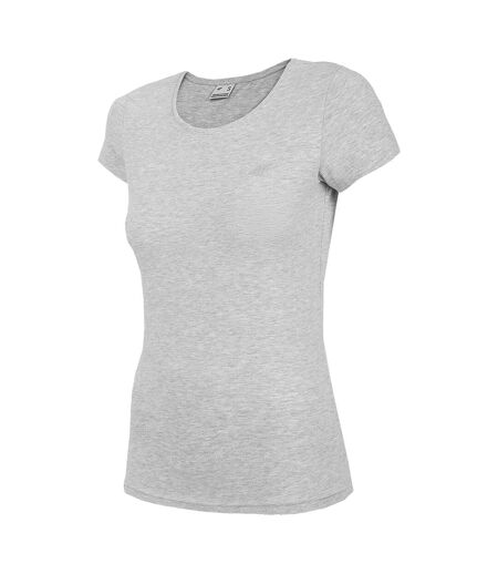 T-shirt Motif/style Uni H4z22 Femme Gris 4F