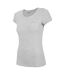 T-shirt Motif/style Uni H4z22 Femme Gris 4F-1