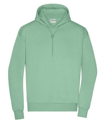 Sweat-shirt à capuche Bio - Homme - 8034 - vert jade