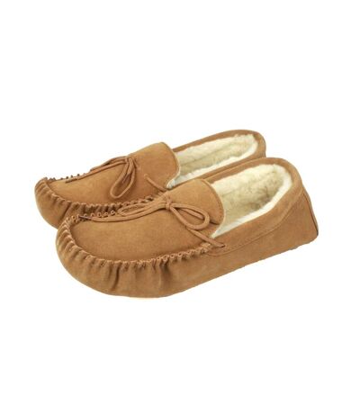 Eastern Counties Leather Unisex Adult Jesse Suede Moccasins (Chestnut) - UTEL430