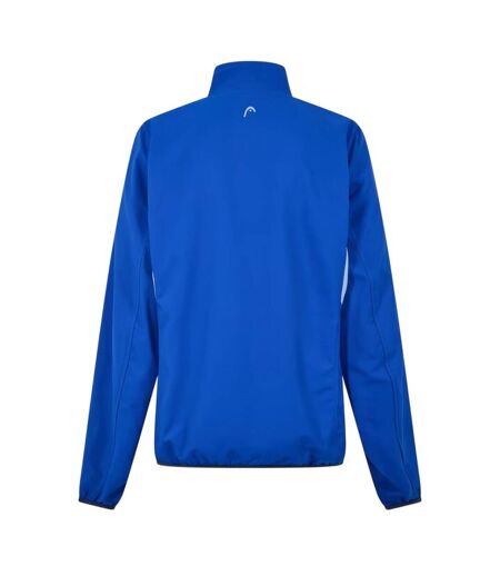 Womens/ladies Club Logo Full Zip Track Jacket Blue Head
