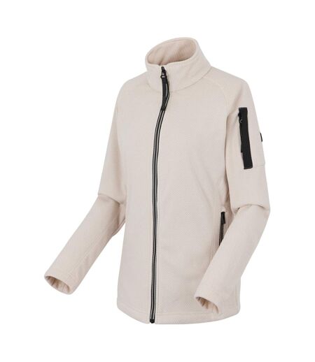 Veste Polaire Col Montant Liliena Femme Blanc Blanc Cassé Regatta