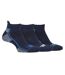 3 Pairs Mens Trainer Liners Cushioned Socks-1