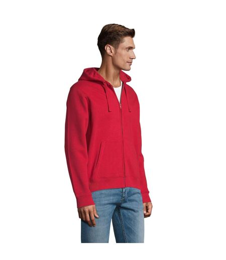Veste À Capuche Spike Homme Rouge SOLS