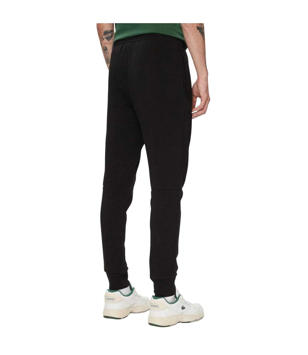 Pantalon De Jogging Motif/style Logo Brodé Homme Noir Lacoste-3