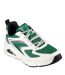 Skechers Womens/Ladies Tres-Air Uno - Street Fl-Air Sneakers (White/Green) - UTFS10303