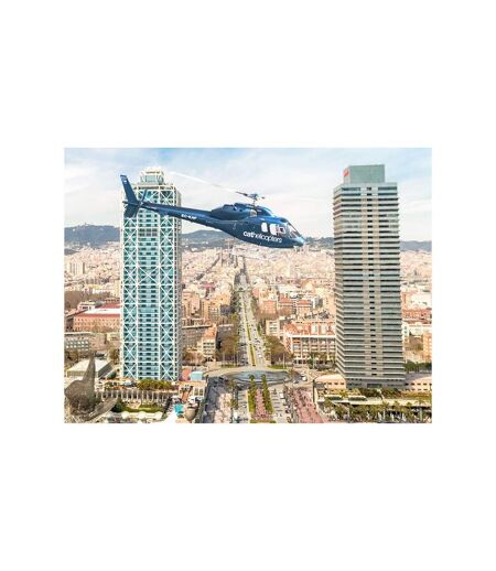 Vol en hélicoptère de 7 min au-dessus de Barcelone pour 2 personnes - SMARTBOX - Coffret Cadeau Sport & Aventure