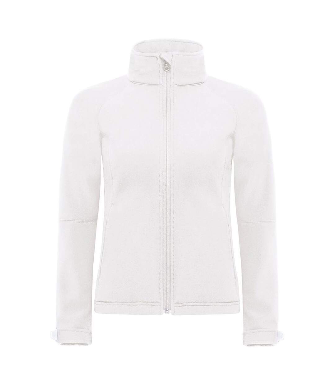 Veste softshell à capuche - Femme - JW937 - blanc-1