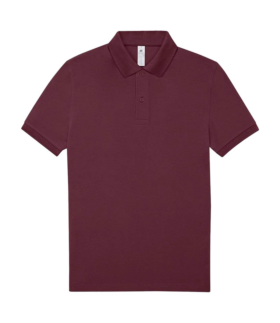 Polo homme bordeaux B&C