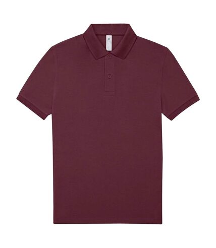 B&C Mens Polo Shirt (Burgundy) - UTRW8912