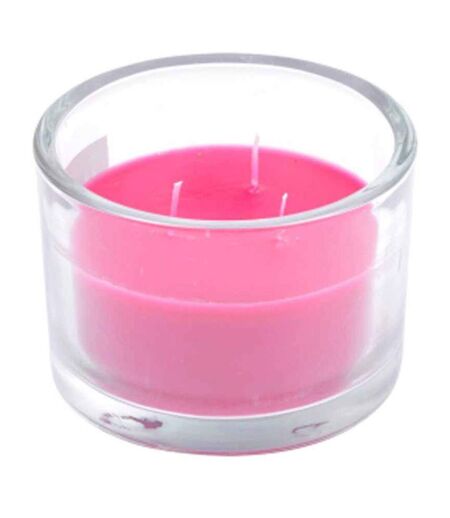 Bougie Verrine Parfumée Essentiel 12cm Rose