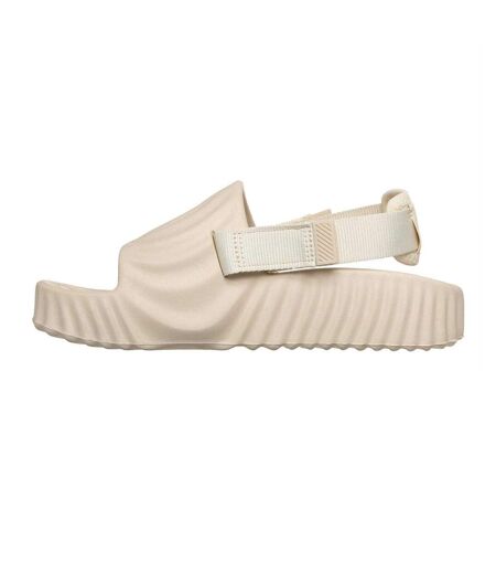 Womens/ladies Go Foam Crz Cushioned Sandals Natural Skechers
