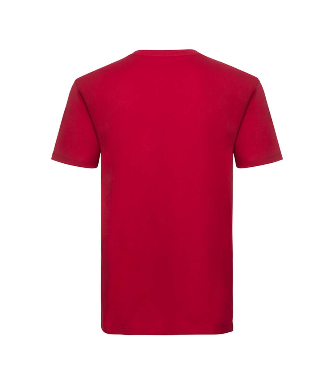 T-shirt Motif/style Uni Homme Rouge Classique Russell Pure Organic-2