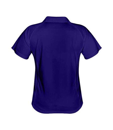 Polo sport femme bleu marine/blanc Spiro