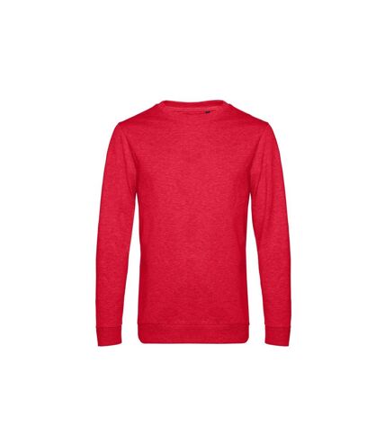 B&C Sweatshirt à manches longues pour hommes (Rouge chiné) - UTBC4680