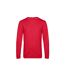 B&C Sweatshirt à manches longues pour hommes (Rouge chiné) - UTBC4680