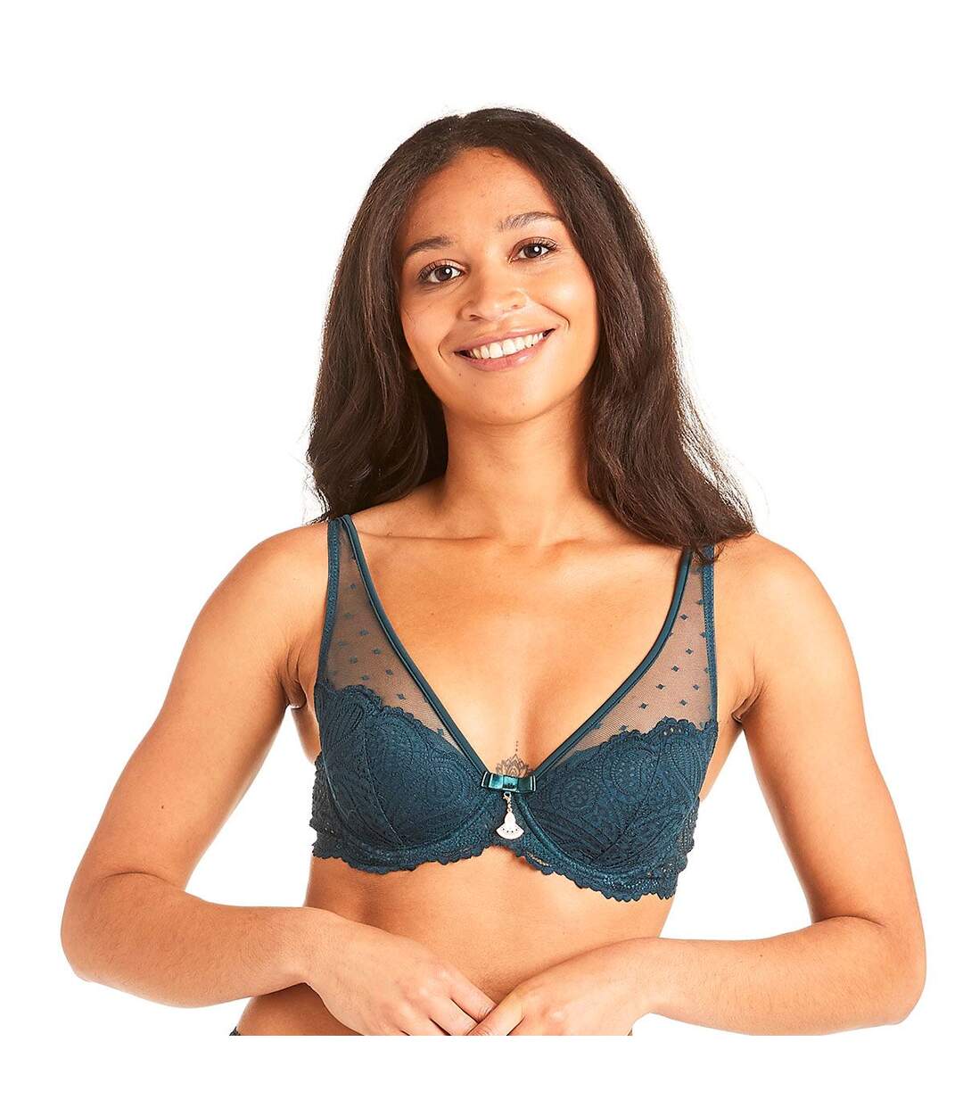 Soutien-gorge ampliforme turquoise Metro-2