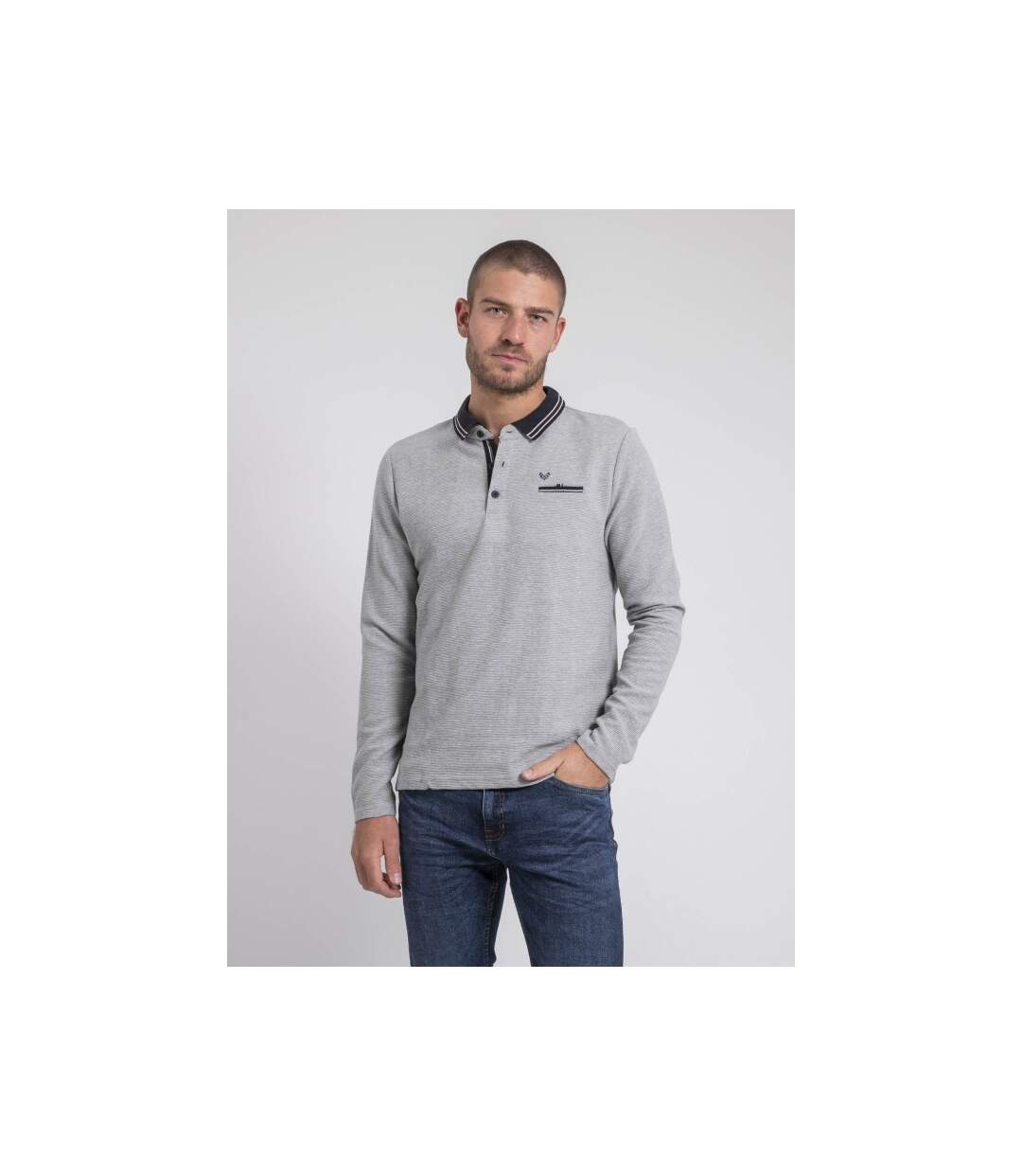 Polo manches longues pur coton POMEDUSE-1