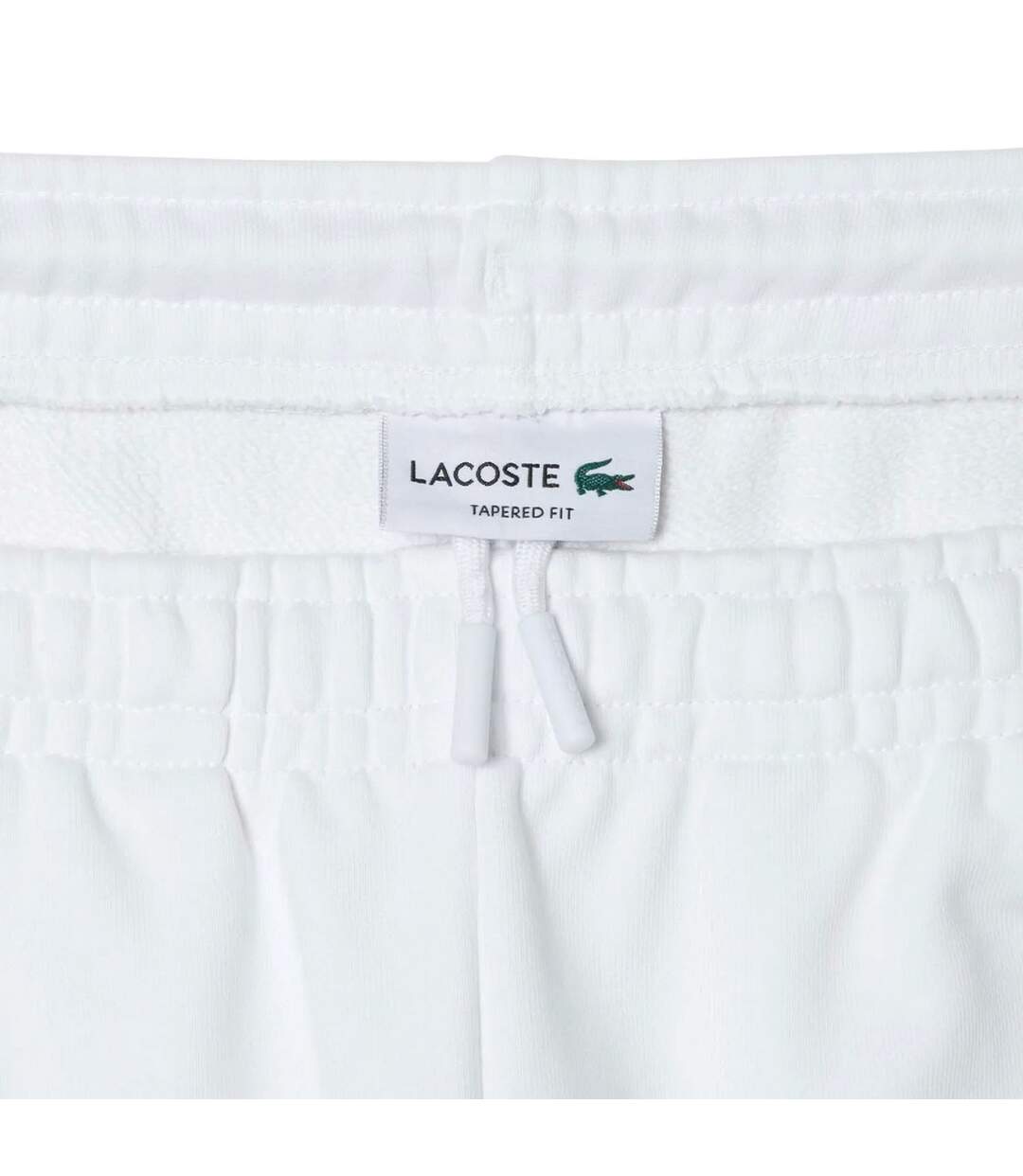 Mens Colour Block Jogging Bottoms White Blue Lacoste-3