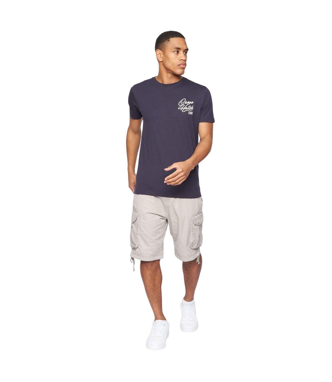 Short À Poches Jamstar Homme Gris Crosshatch-1