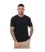 Mens woodmason waffle textured t-shirt navy Mercery-1