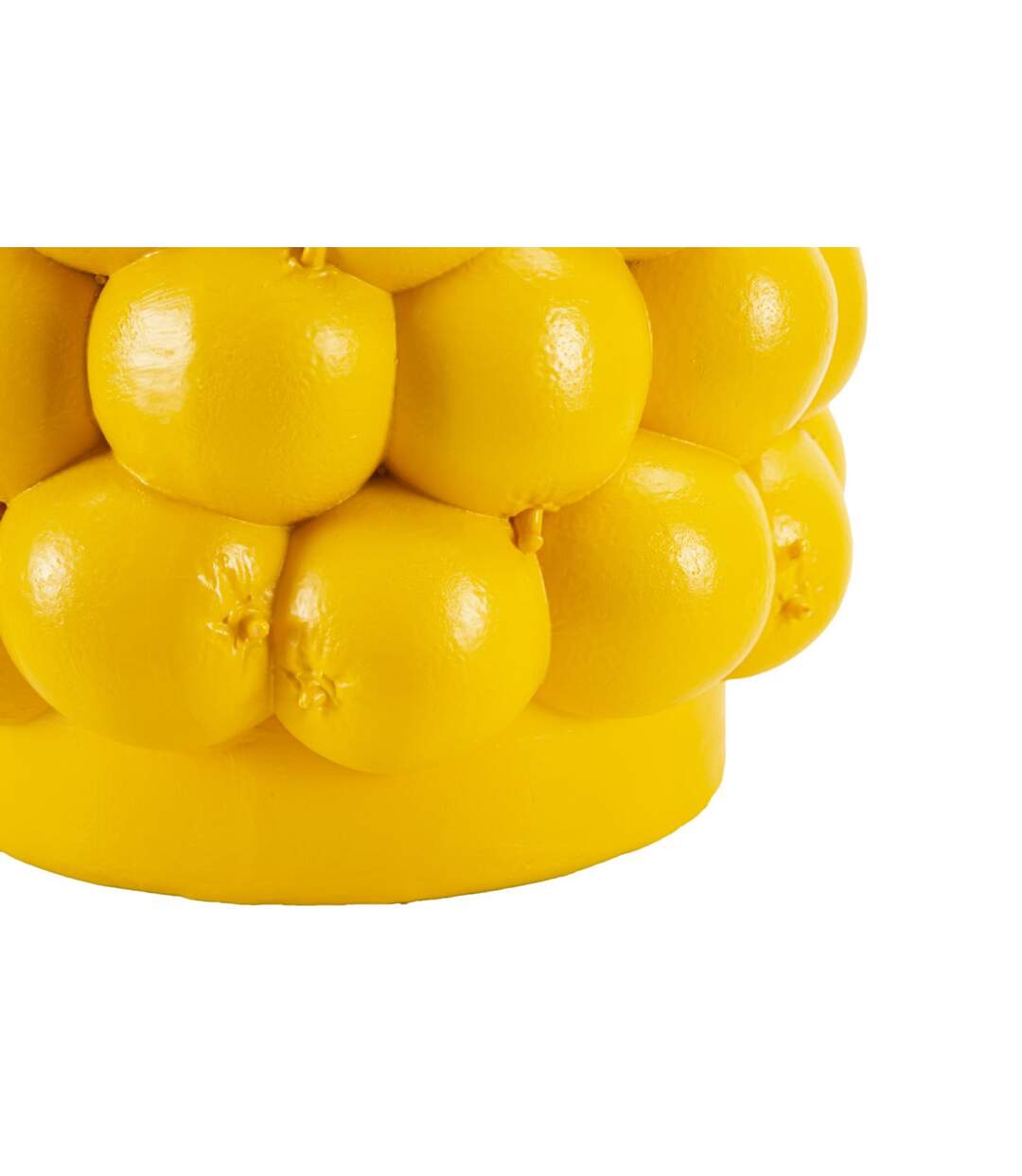 Vase Déco Fruits Citrons 28cm Jaune-4