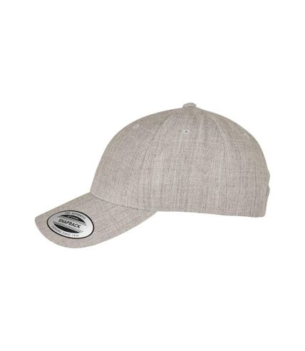 Casquette ajustable premium adulte gris chiné Flexfit