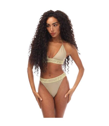 Ensemble Maillot De Bain 2 Pièces Femme Vert Off White