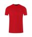 Mens London 1851 Logo Taped T-shirt Red Aquascutum-1
