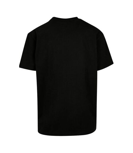 Mens Los Angeles College Oversized T-shirt Noir Mister Tee