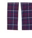 Mens Organic Cotton Tartan Lounge Pants Red Blue Loungers-3