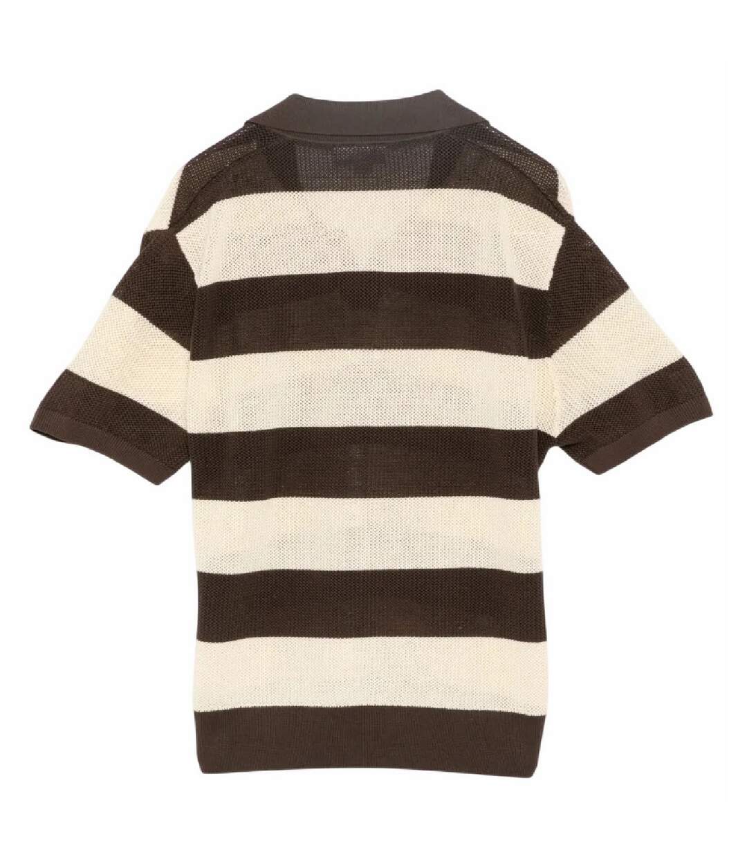 Polo Motif/style À Rayures Homme Crème Lacoste-3