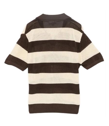 Polo Motif/style À Rayures Homme Crème Lacoste