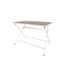 Table de Jardin Pliable Barcelone 110cm Beige