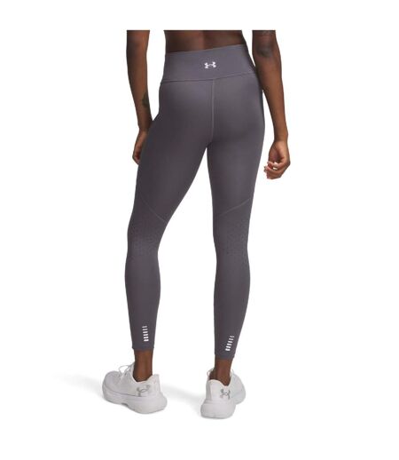 Womens/ladies Ankle Length Running Leggings Grey Under Armour