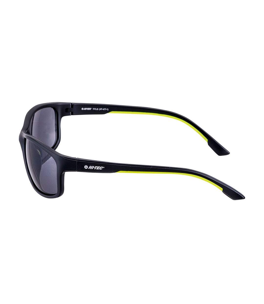Lunettes De Soleil Titlis Adulte Taille Unique Noir Mat Jaune Hi-Tec-2