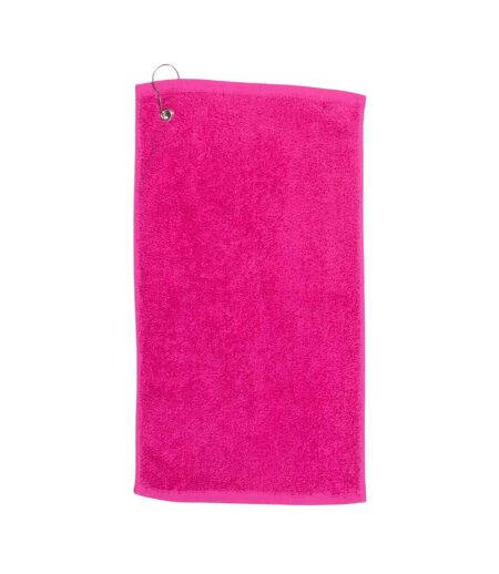 Serviette De Golf Luxury 50 Cm X 30 Cm Fuchsia Towel City