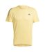 Mens Adizero Running T-shirt Yellow Adidas-2