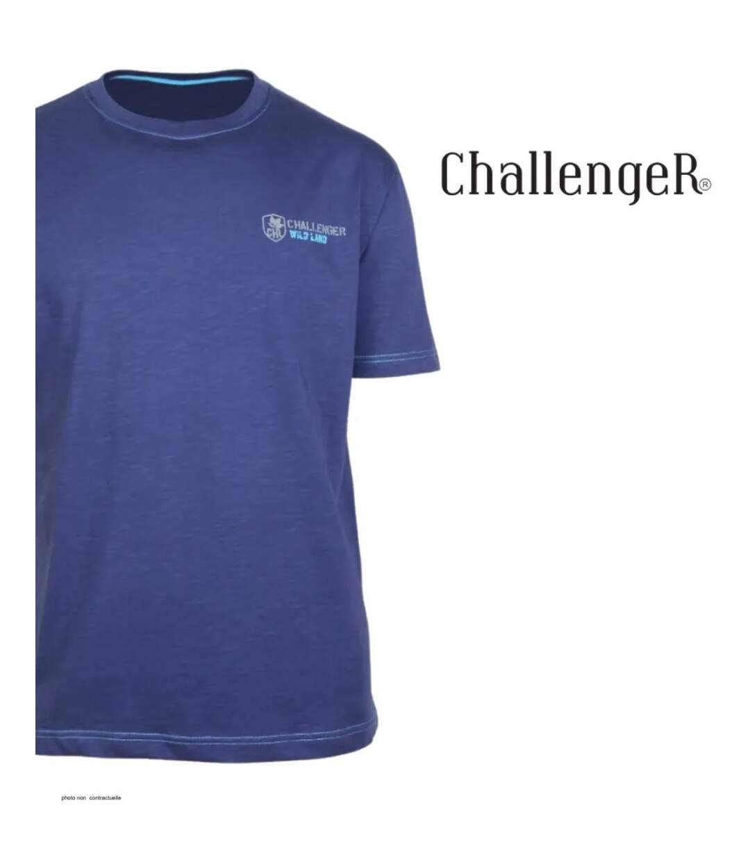 CHALLENGER SANCHO2 : Tee-shirt col rond en coton flammé pour un look texturé unique-4