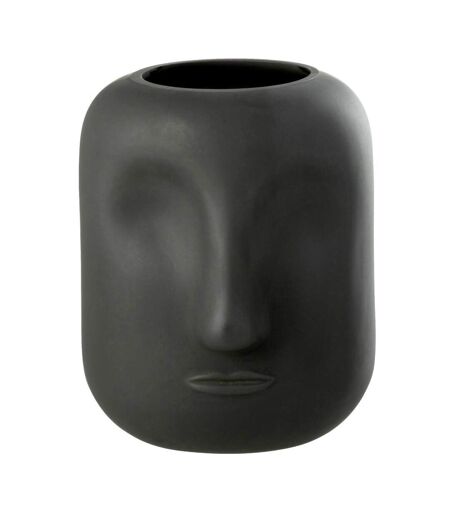 Vase Design Visage Noé 20cm Noir