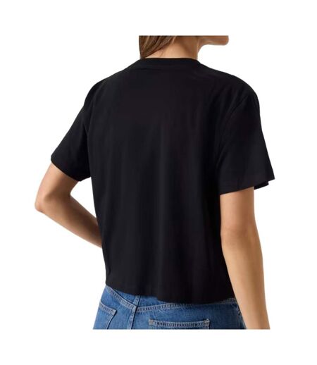 T-Shirt noir femme guess boxy