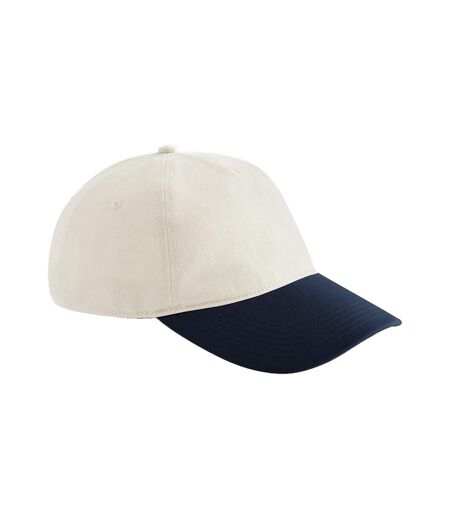 Casquette De Baseball Leisure Naturel Bleu Marine Français Beechfield